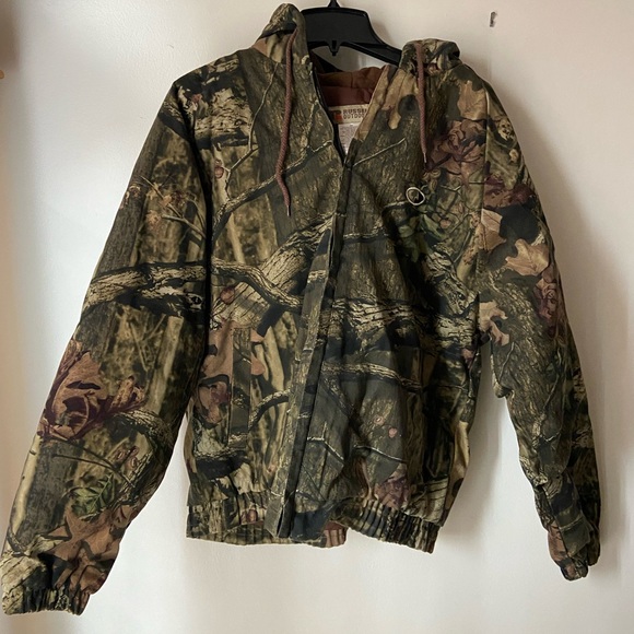 Russell Outdoors Winter Camouflage Hooded Coat Size L - Picture 2 of 7